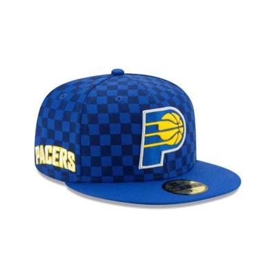 Indiana Pacers Gorra | New Era 2019 NBA Authentics City Series Alt 59fifty Fitted Cap Mexico - Azules